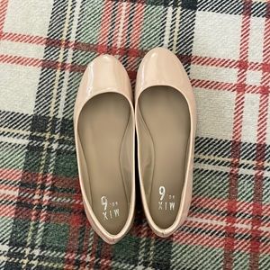 Ballet flats beige patton leather